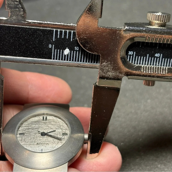 Boccia Titanium Womens Swiss Quartz Watch Working With New Battery - Picture 6 of 7